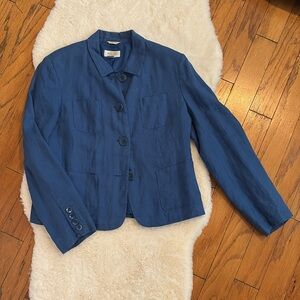 Vintage Talbots Linen Chore Jacket